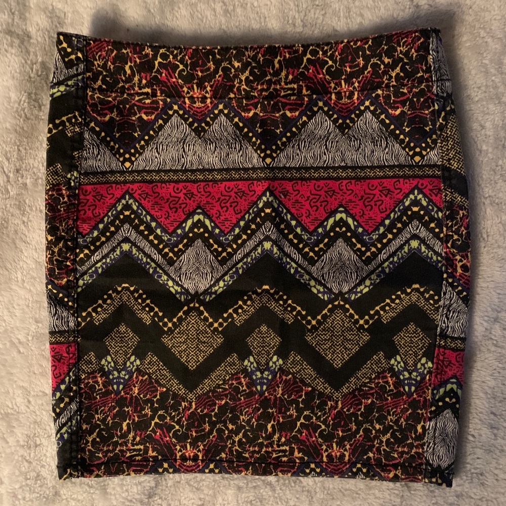 H&M Animal Printed Mini Skirt